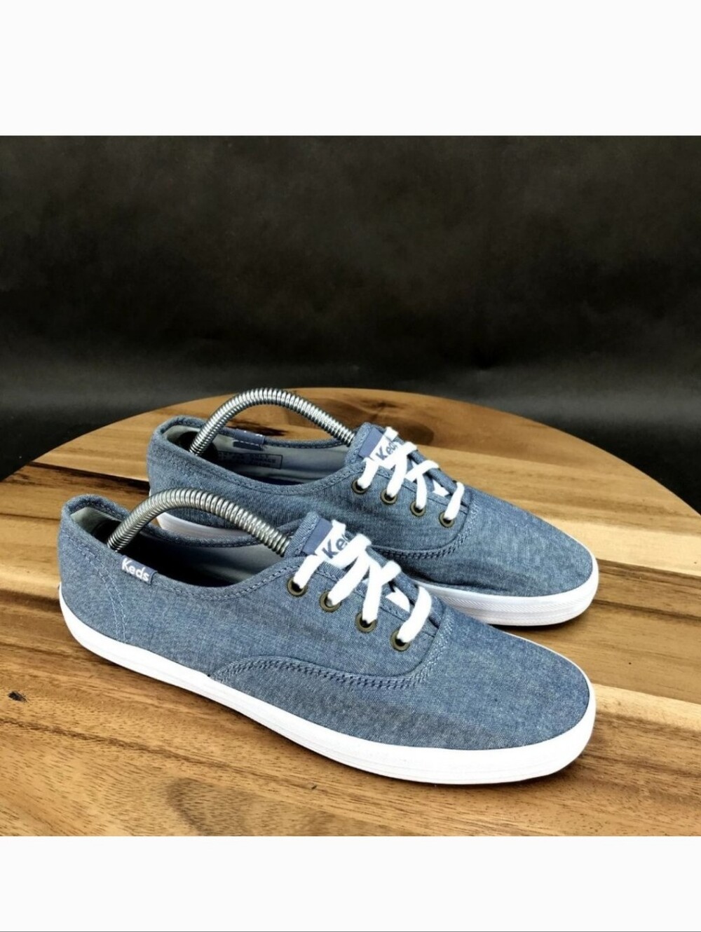 NWOT Keds Gray Canvas Sneakers Low Top